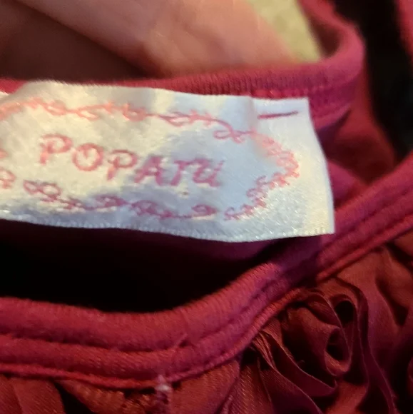 Popatu Baby girl purple/mauve Tutu tank dress sz12Mo - Picture 2 of 5